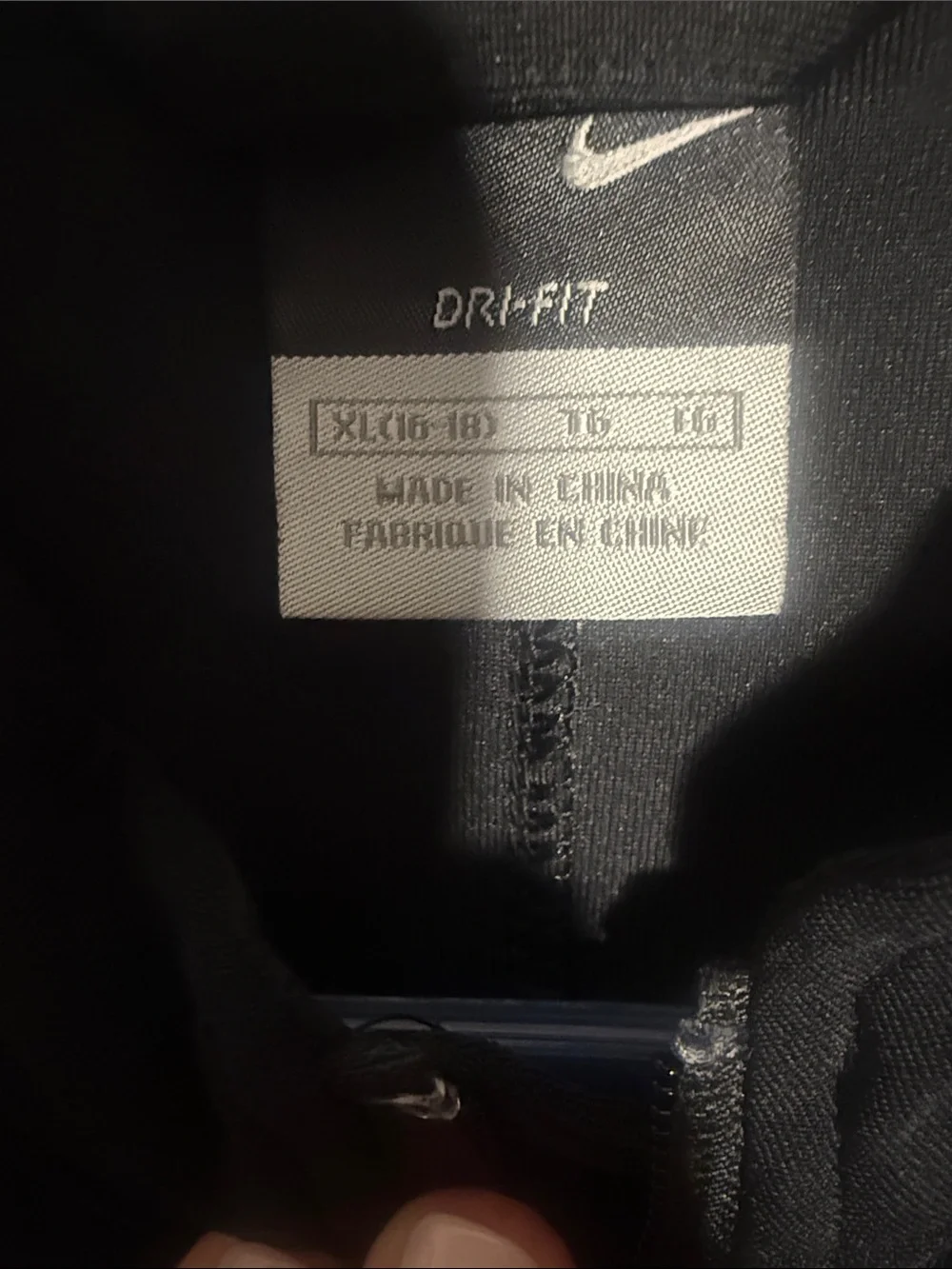 Nike Black Full-Zip Jacket with White Swoosh